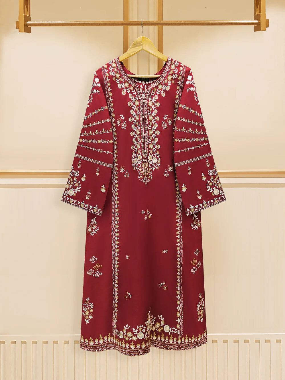 3 PIECE - EMBROIDERED LAWN SUIT S109235