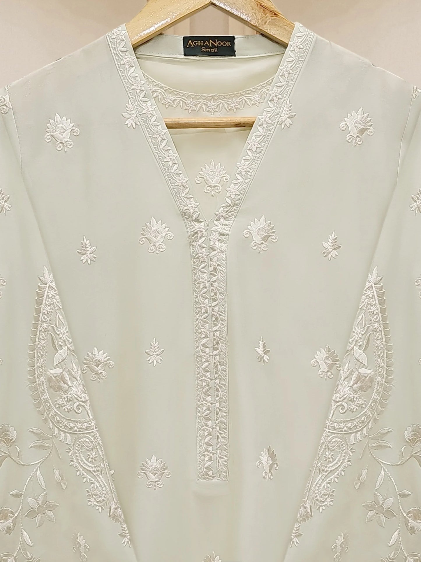 2 Piece - Embroidered Cambric Suit S110257