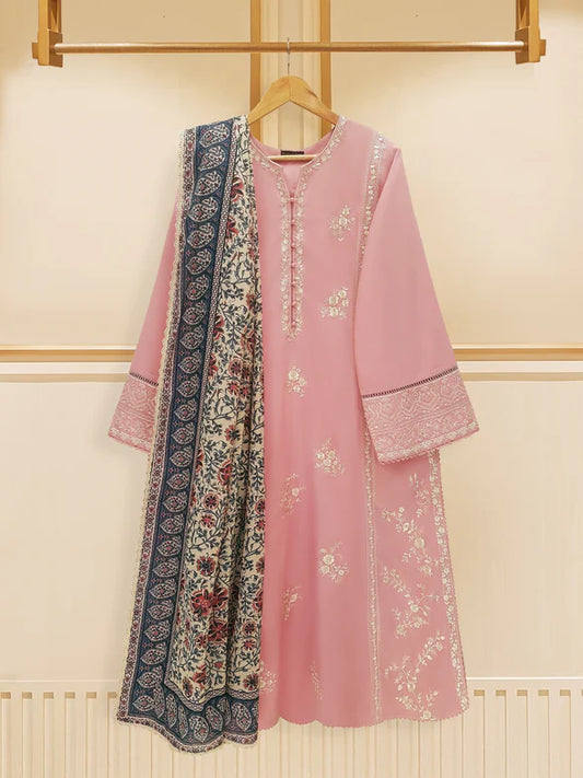 3 PIECE - EMBROIDERED LAWN SUIT S109223