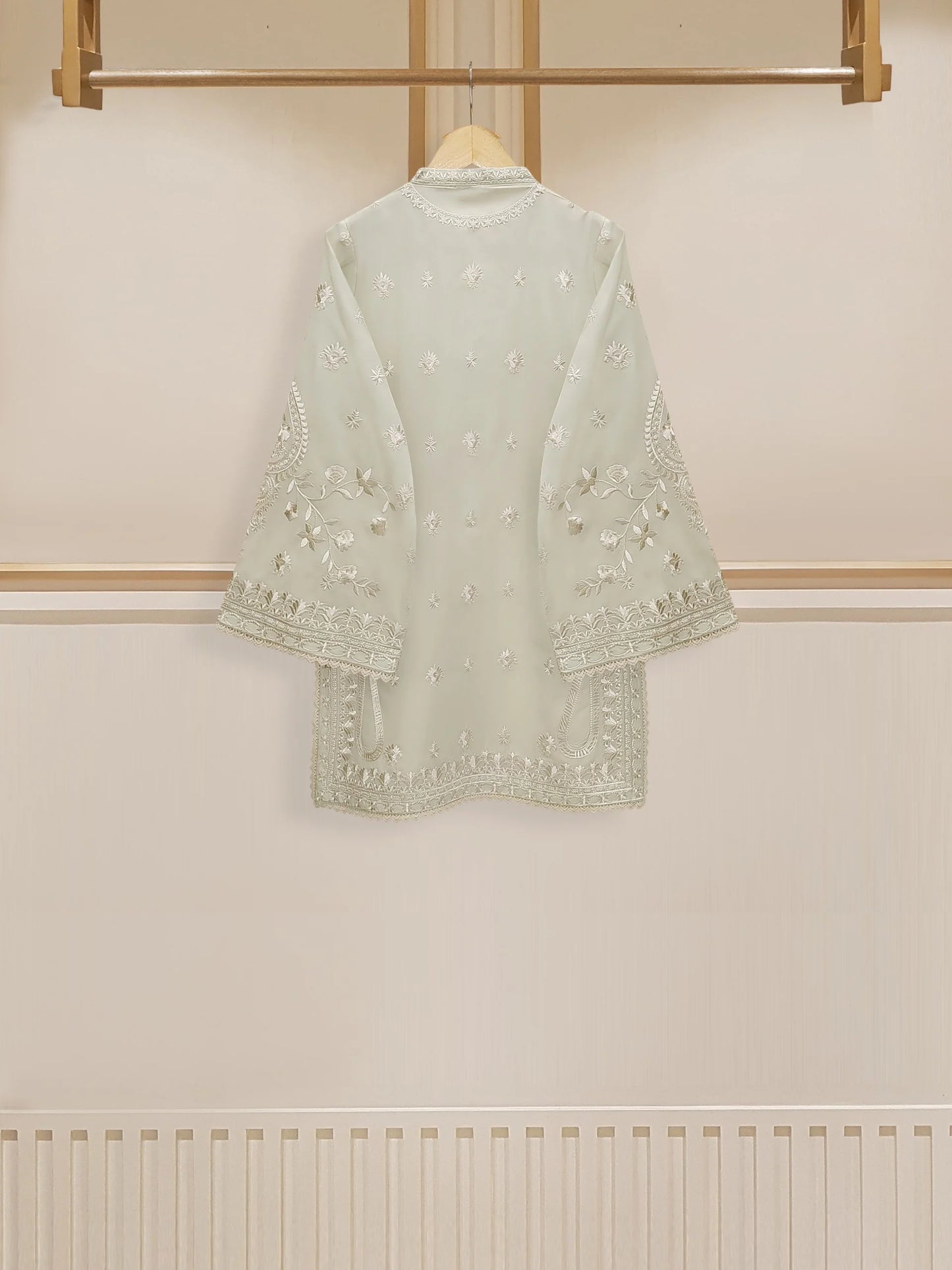 2 Piece - Embroidered Cambric Suit S110257