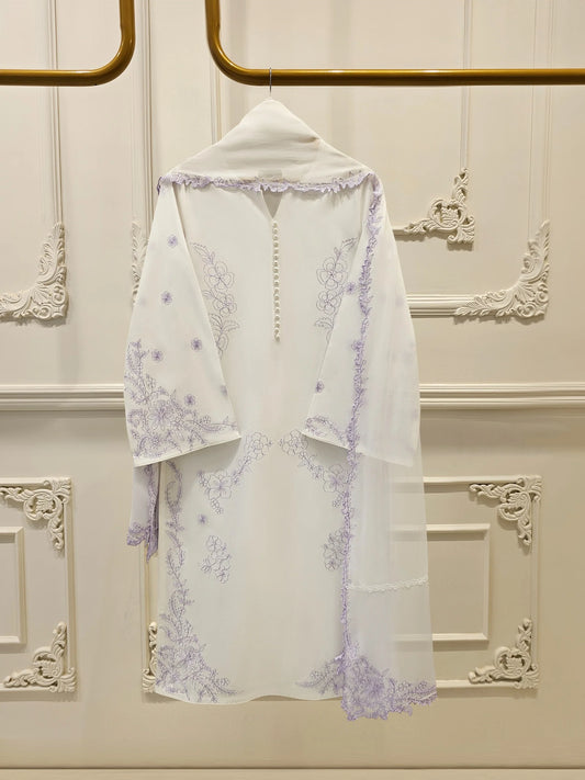 3 Piece - Pure Embroidered Lawn Suit S111640