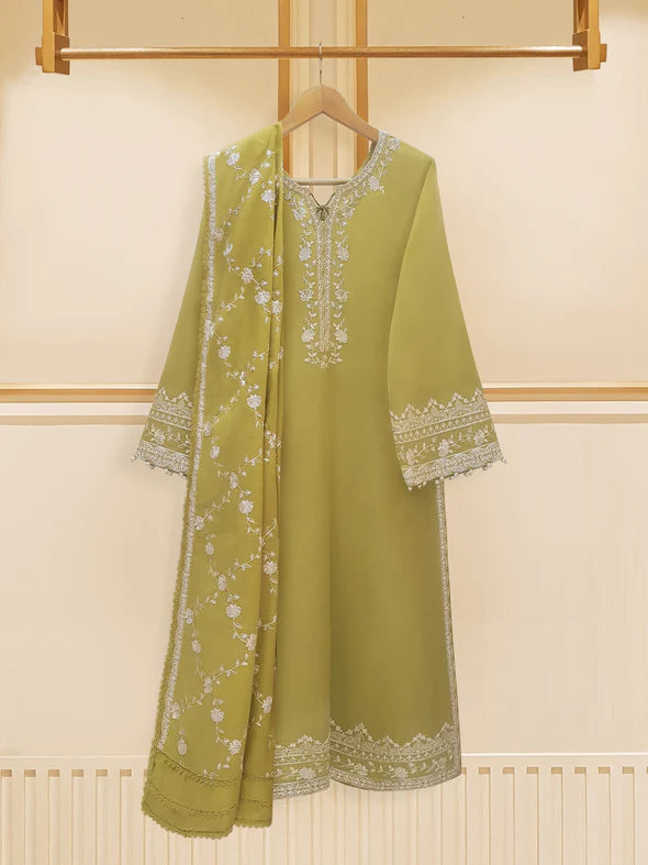 3 PIECE - EMBROIDERED CAMBRIC SUIT S108799