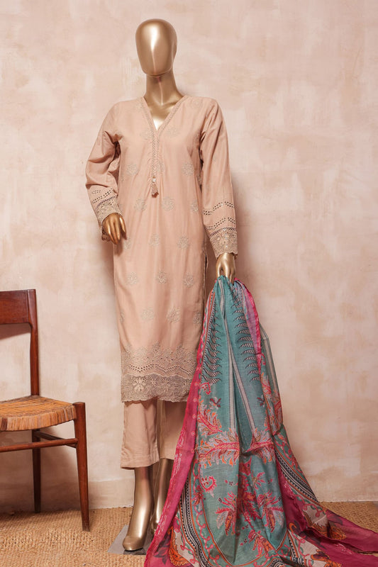 3 Piece Stitched Chikankari Suit SK-03 - SADA BAHAR