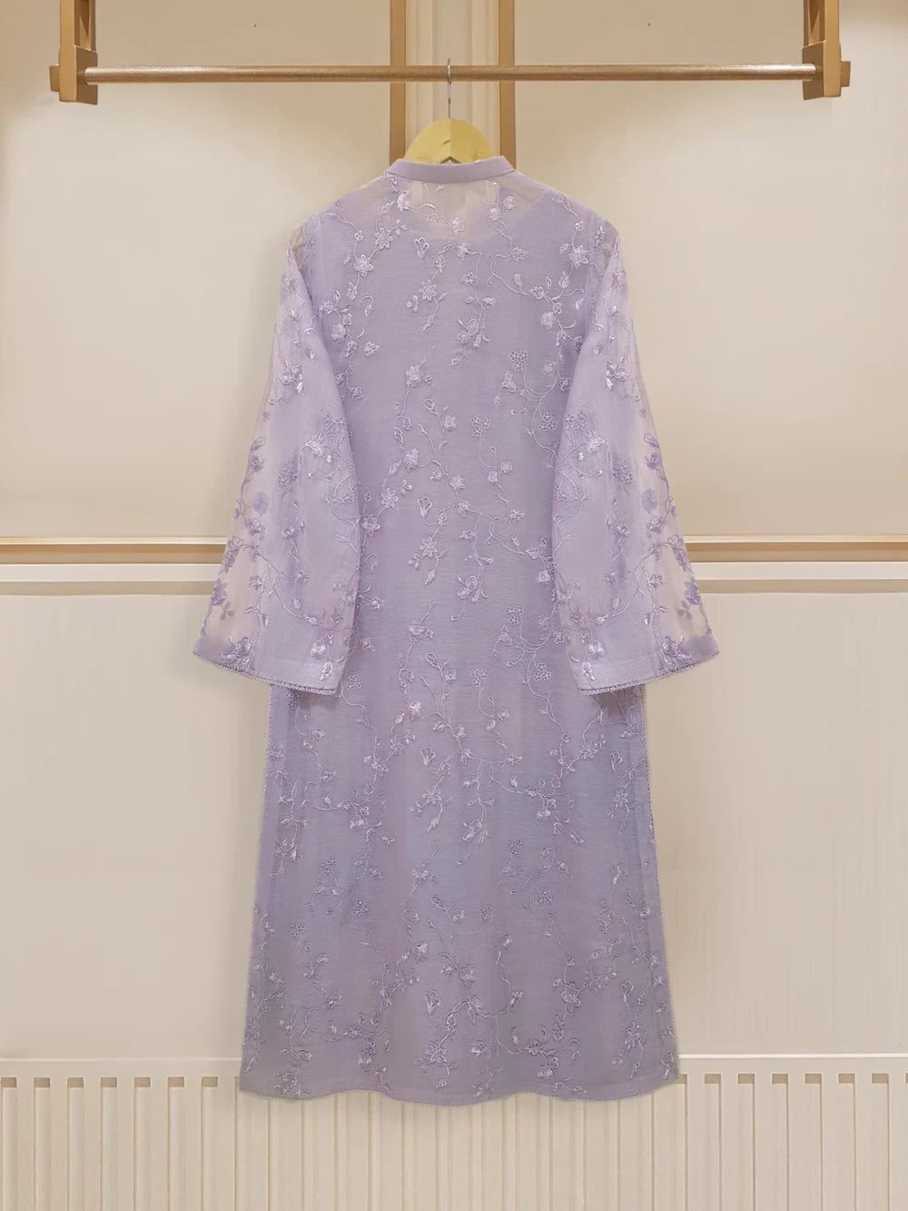 2 PIECE - PURE COTTON NET EMBROIDERED SUIT S108267