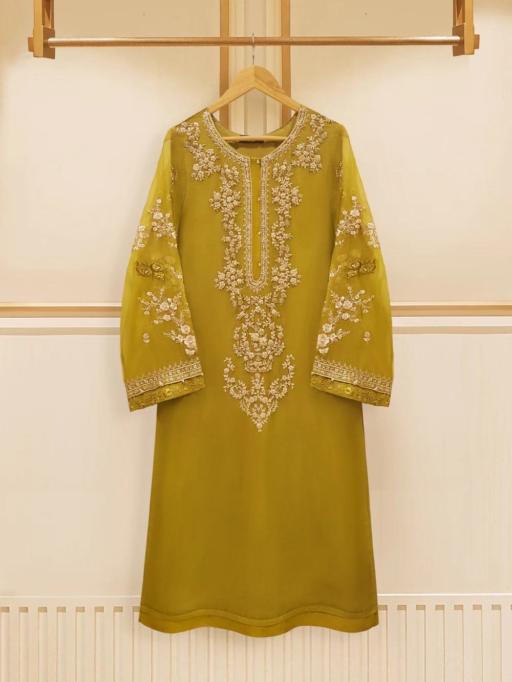 3 PIECE - EMBROIDERED CHIFFON SUIT S108552