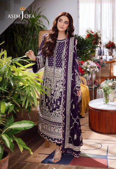 AJUR-05 EMBROIDERED LAWN 3 PCS