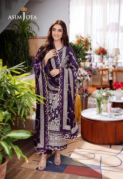 AJUR-05 EMBROIDERED LAWN 3 PCS