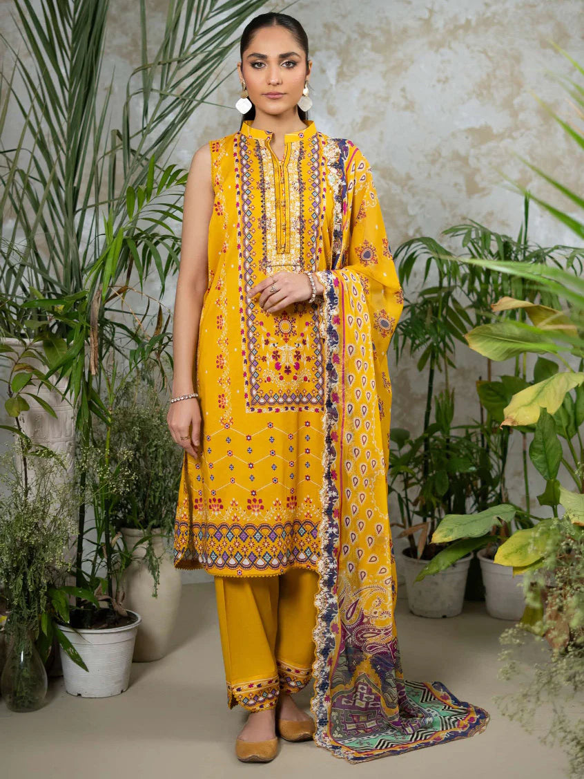 Rang Pasand 3 Pieces Unstitched Digital Printed Lawn Suit-D-01