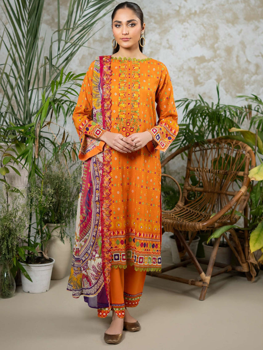 Rang Pasand 3 Pieces Unstitched Digital Printed Lawn Suit-D-06