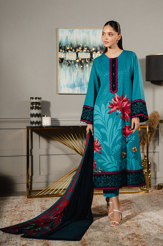 Yaqter Long , Pant And Dupatta - LULUSAR