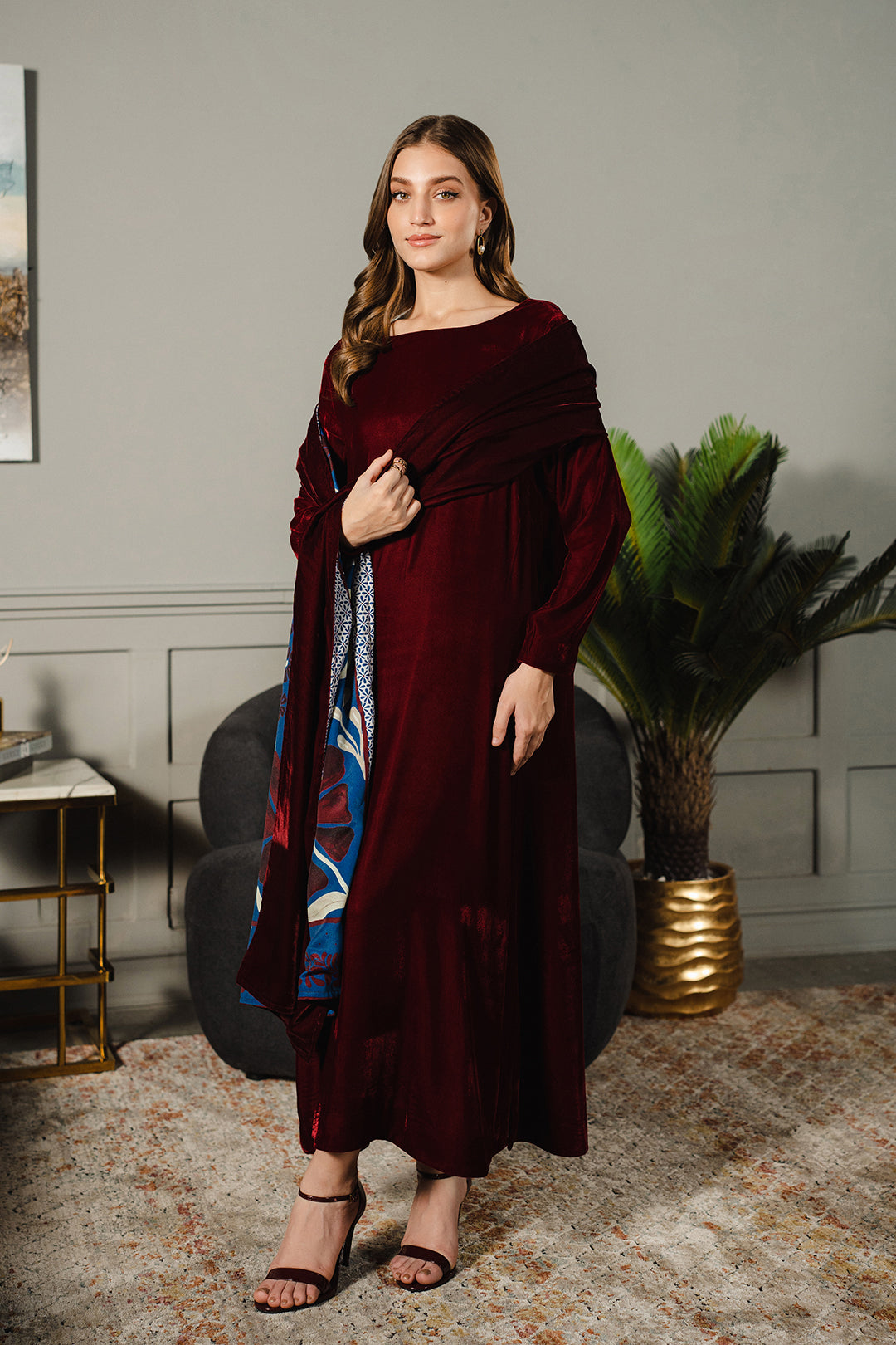 Kayas Dress And Dupatta - LULUSAR