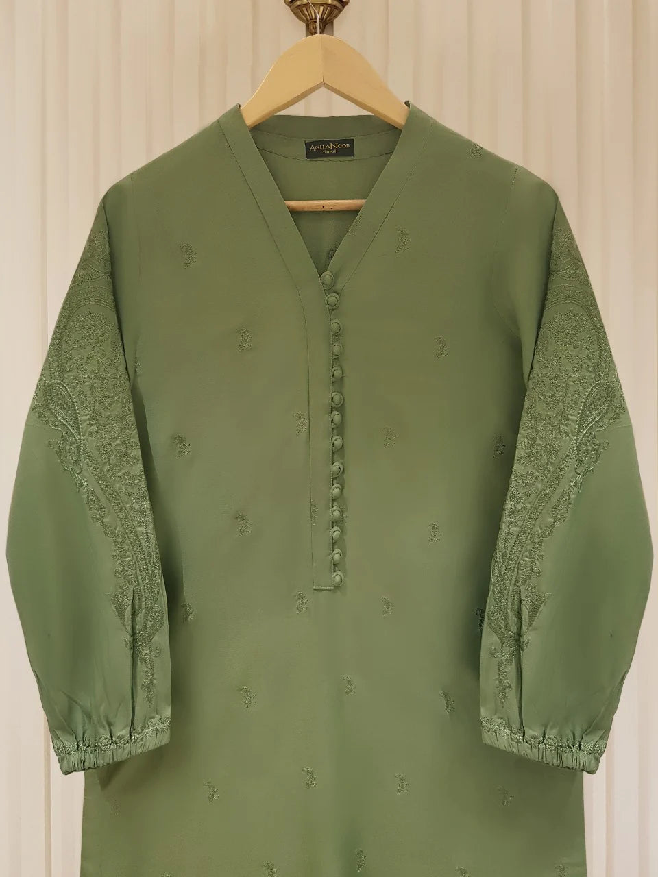 PURE MARINA EMBROIDERED SHIRT AND PANTS S105800