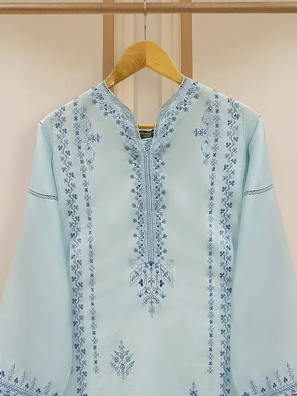 PURE EMBROIDERED JACQUARD LAWN SHIRT S106807