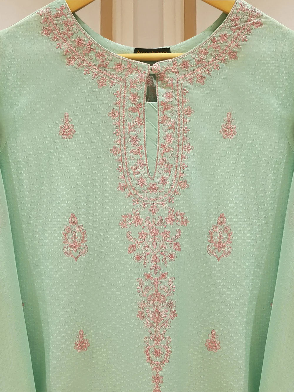 PURE EMBROIDERED JACQUARD LAWN SHIRT S106982