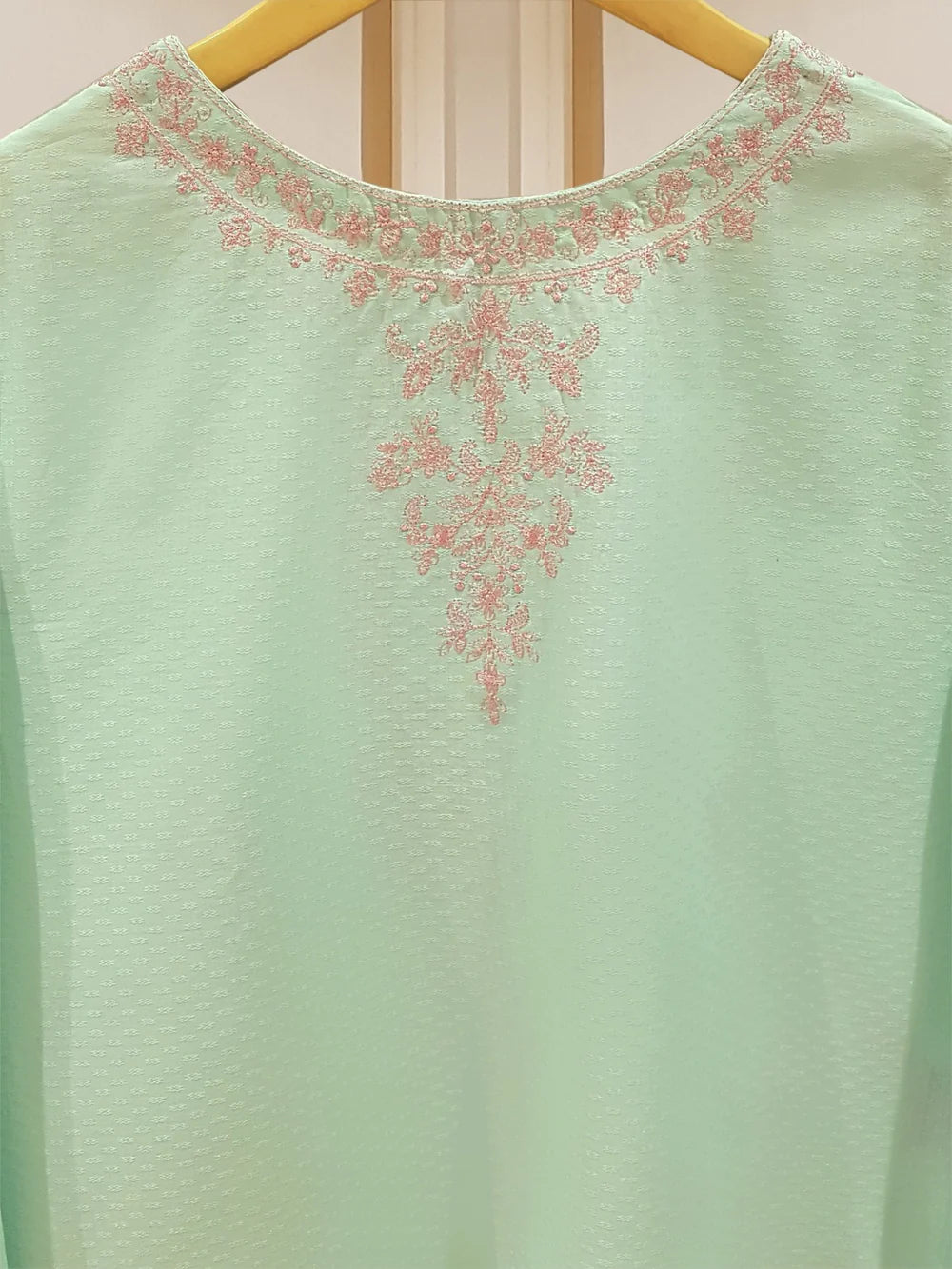 PURE EMBROIDERED JACQUARD LAWN SHIRT S106982