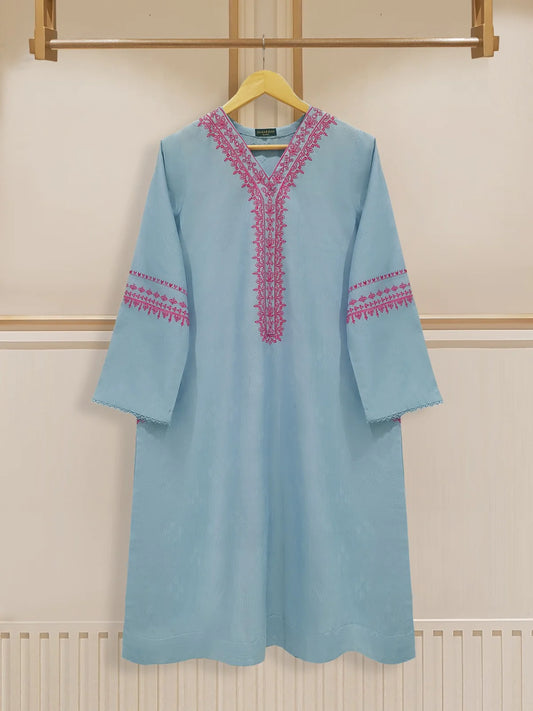 PURE JACQUARD LAWN HAND EMBROIDERED SHIRT S107385