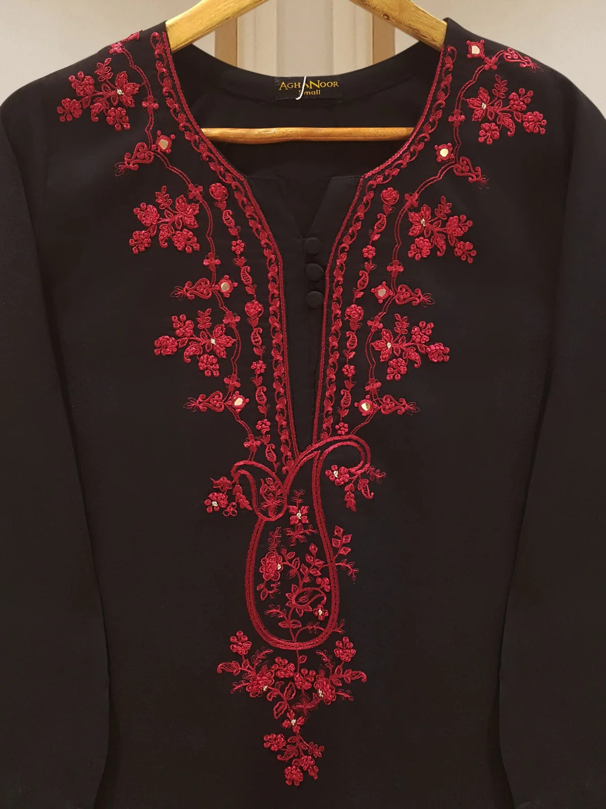 PURE EMBROIDERED JACQUARD LAWN SHIRT S107411