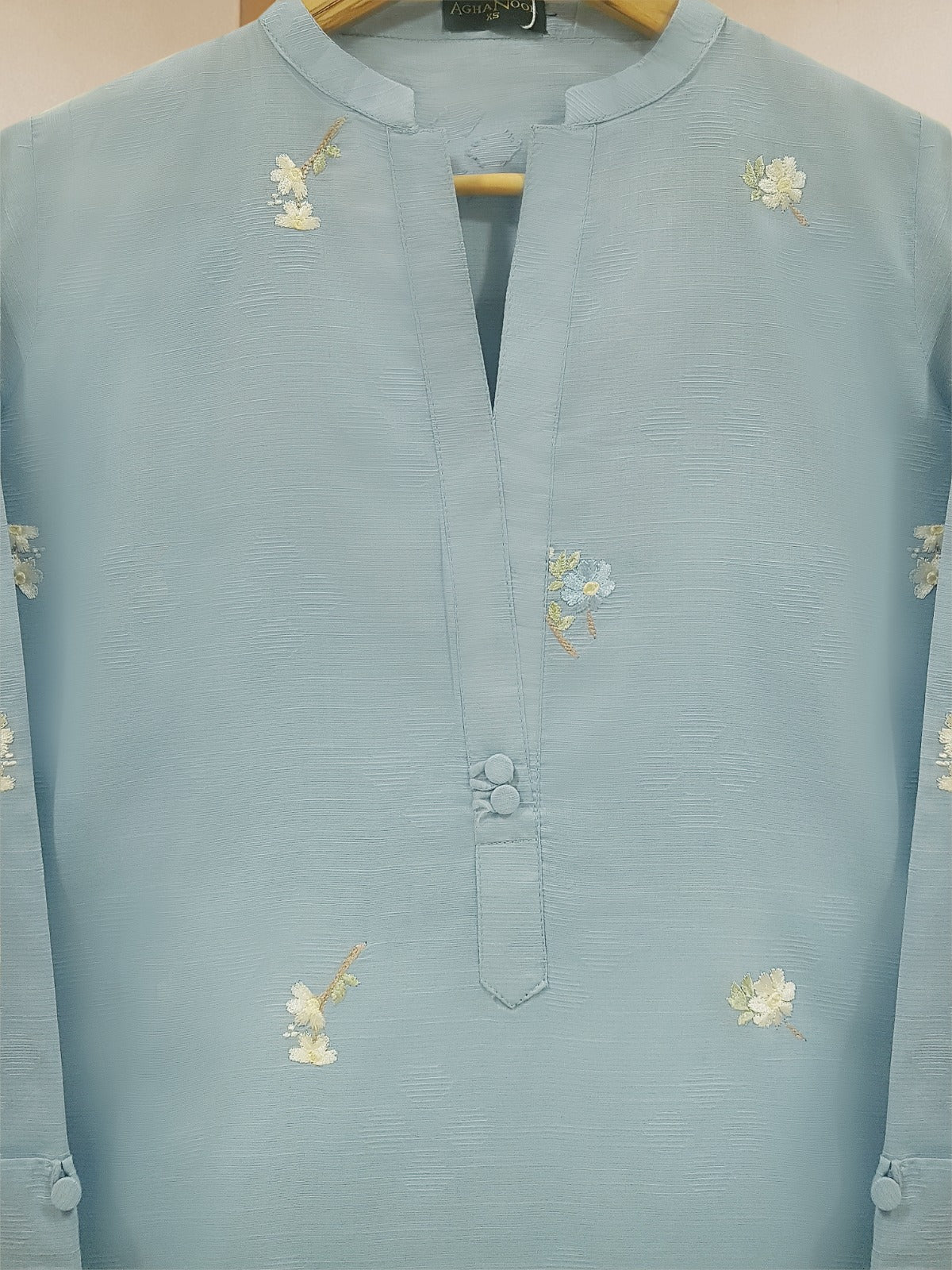 FINE JACQUARD EMBROIDERED SHIRT S107686