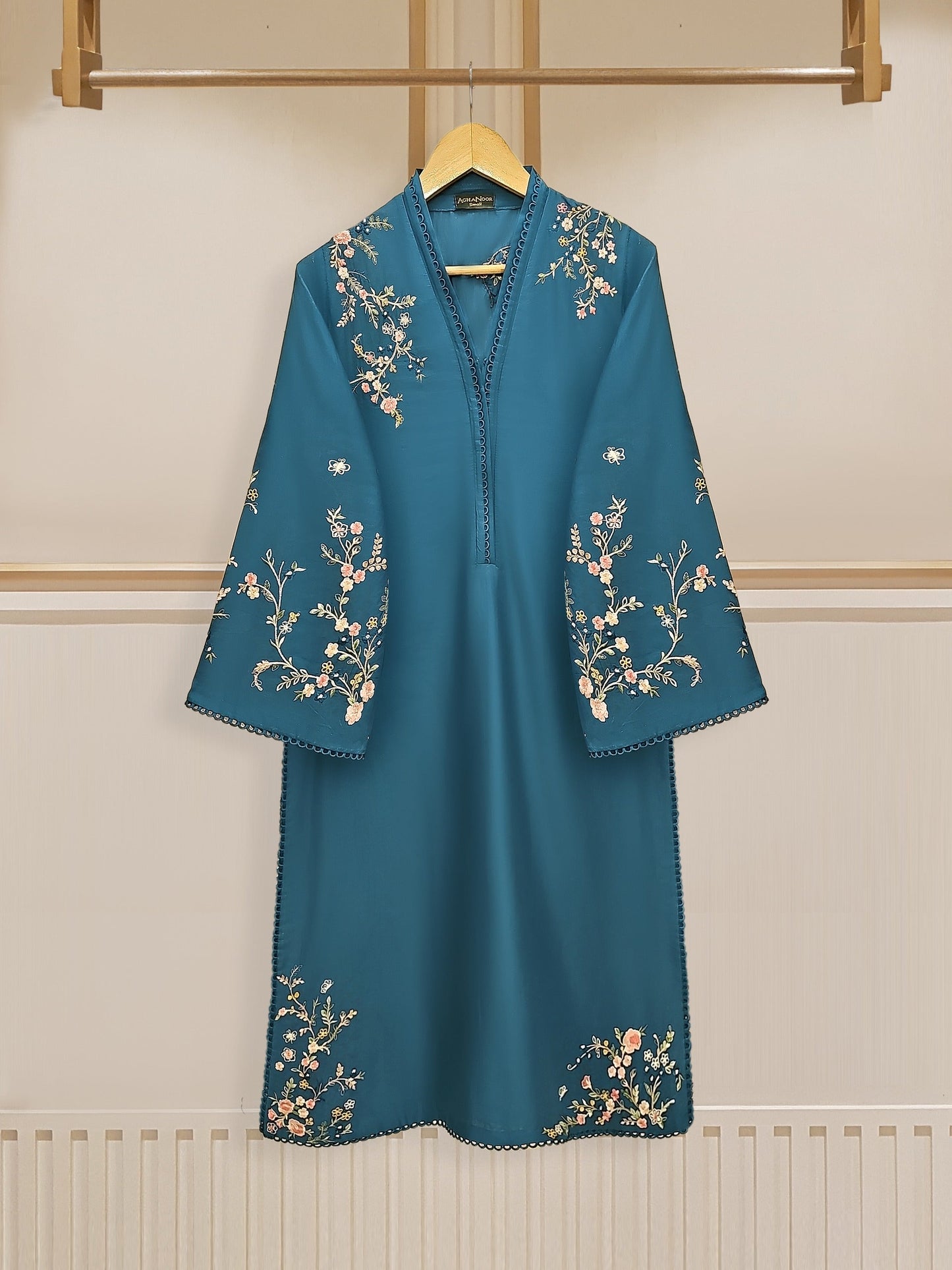 2 Piece - Embroidered Jacquard Suit S110209