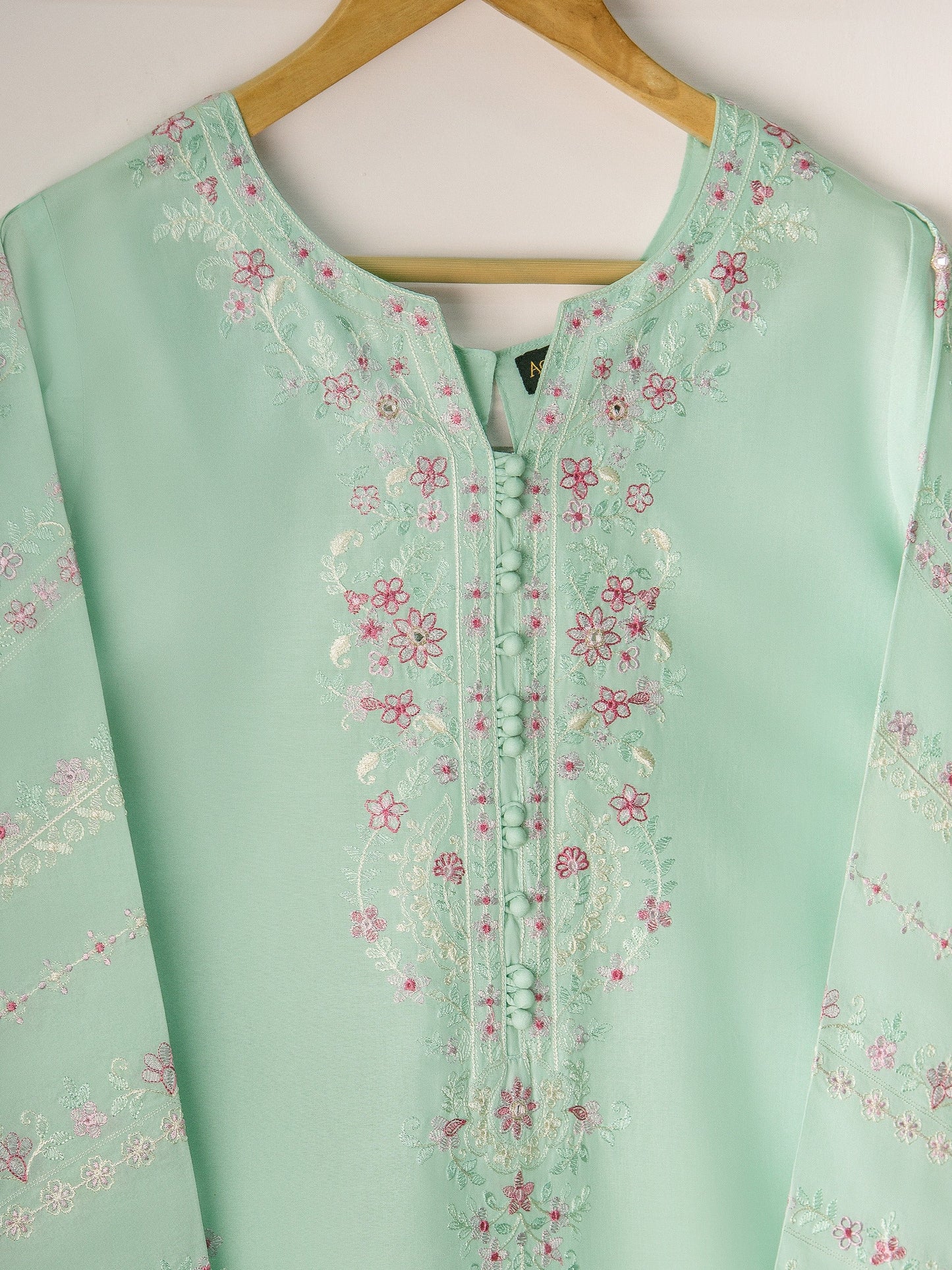 2 Piece - Embroidered Cambric Suit S110715
