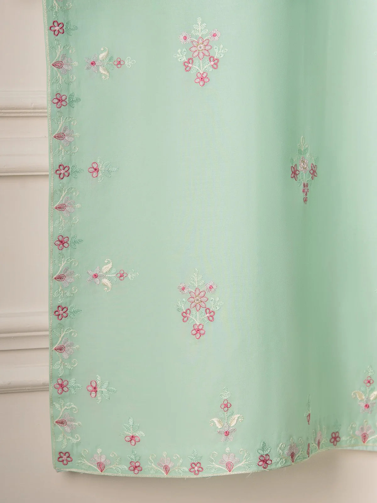 2 Piece - Embroidered Cambric Suit S110715