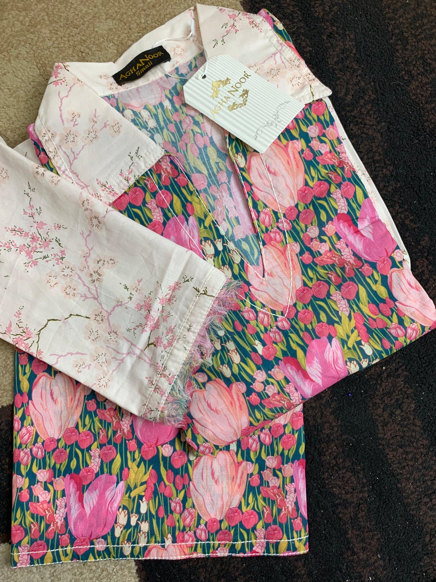 PRINTED PURE LAWN SHIRT  S110383