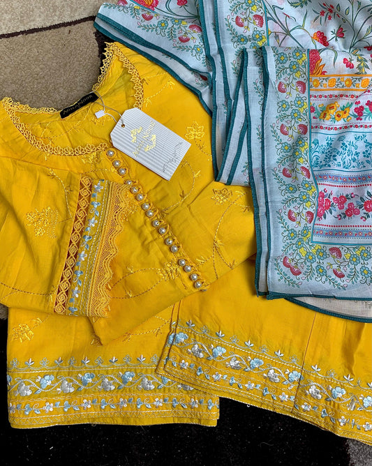 Aghanoor Clearance Sale  Lawn Shirt / Pant & Dupatta