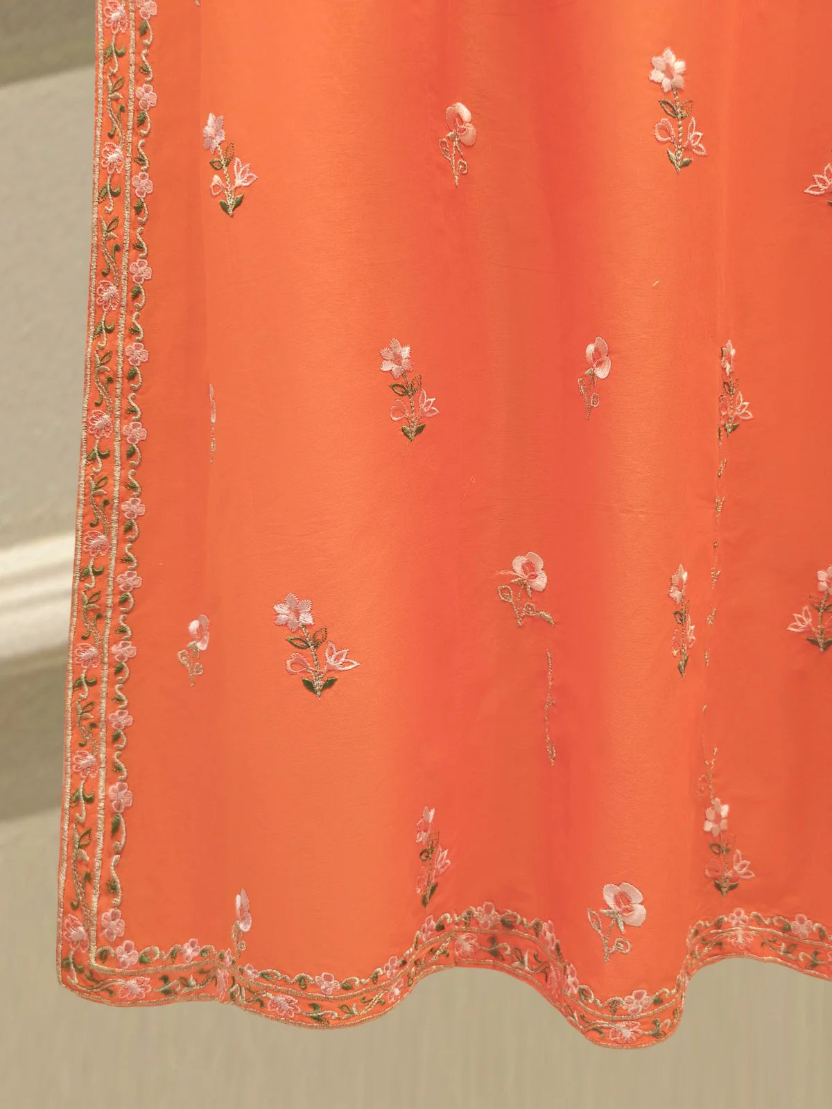 3 Piece - Embroidered Cambric Suit S114602