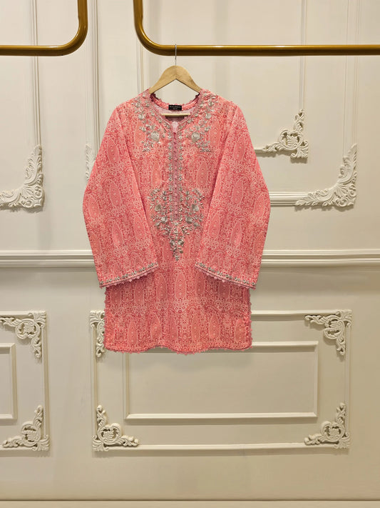 Digital Printed embroidered Lawn Shirt S111859