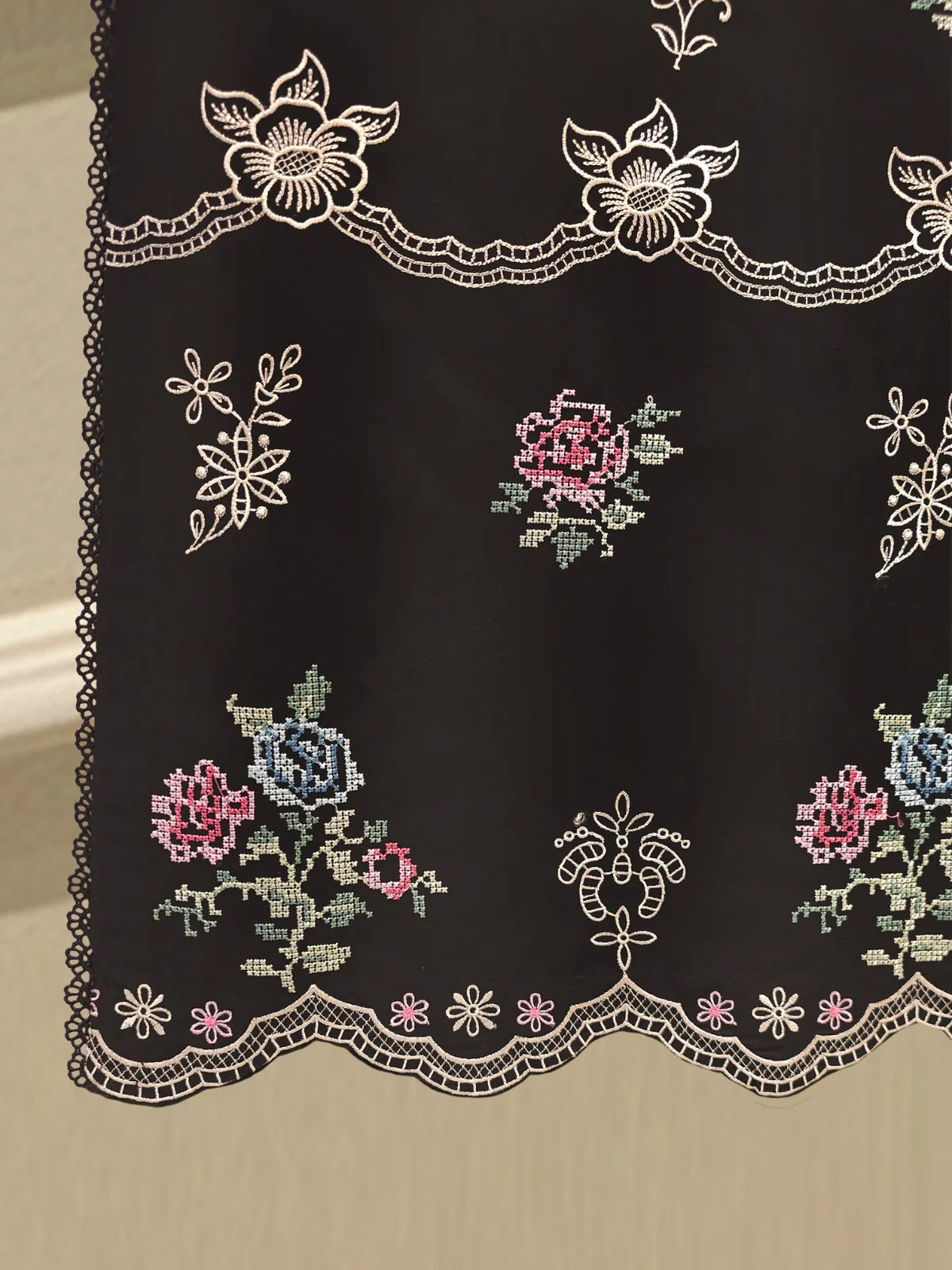 2 Piece - Embroidered Cambric Suit S112425