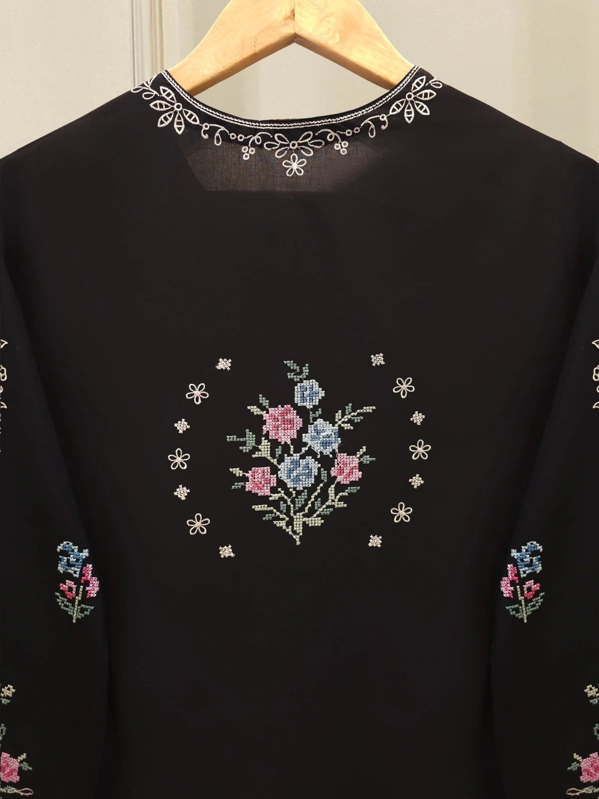 2 Piece - Embroidered Cambric Suit S112425