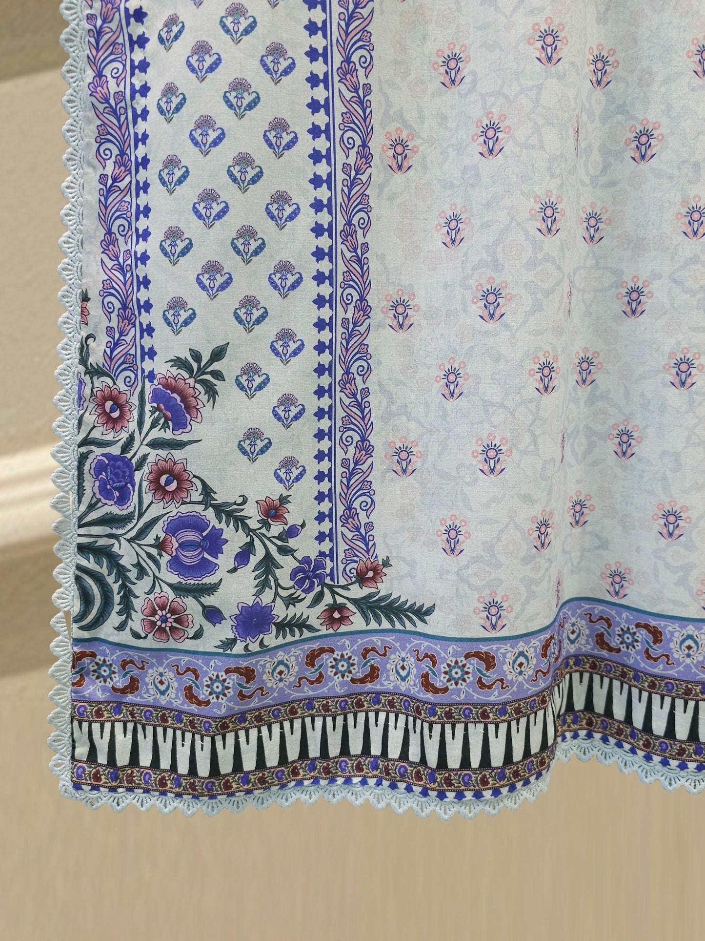 3 Piece - Digital Printed Cambric Suit S112993