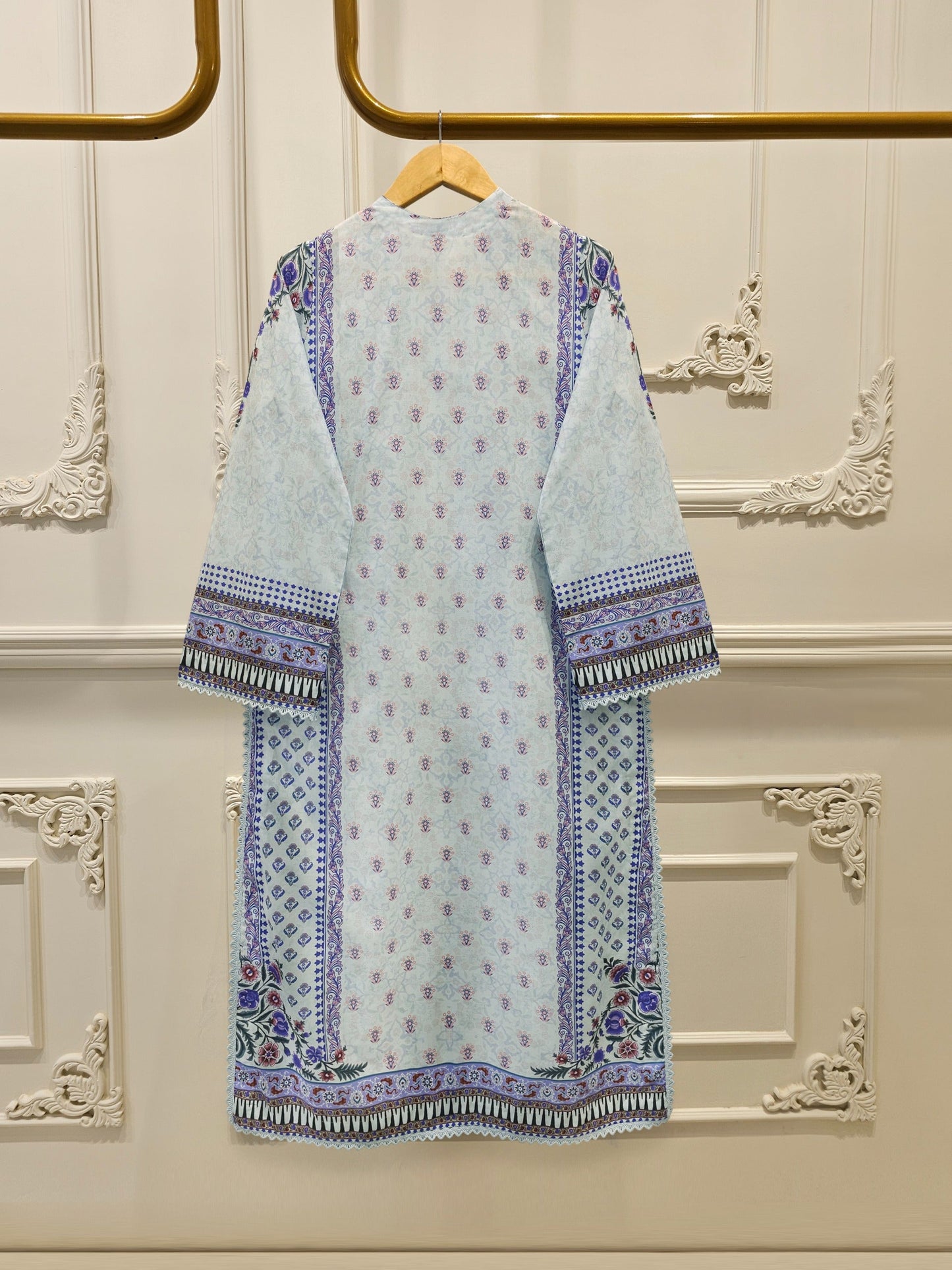 3 Piece - Digital Printed Cambric Suit S112993